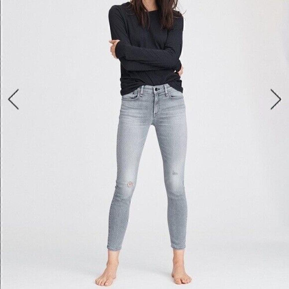 Rag & Bone Ankle Skinny Jeans Women's Griffin Gray Size 27